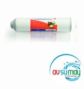 10” Inline Coconat Post Karbon Filtre