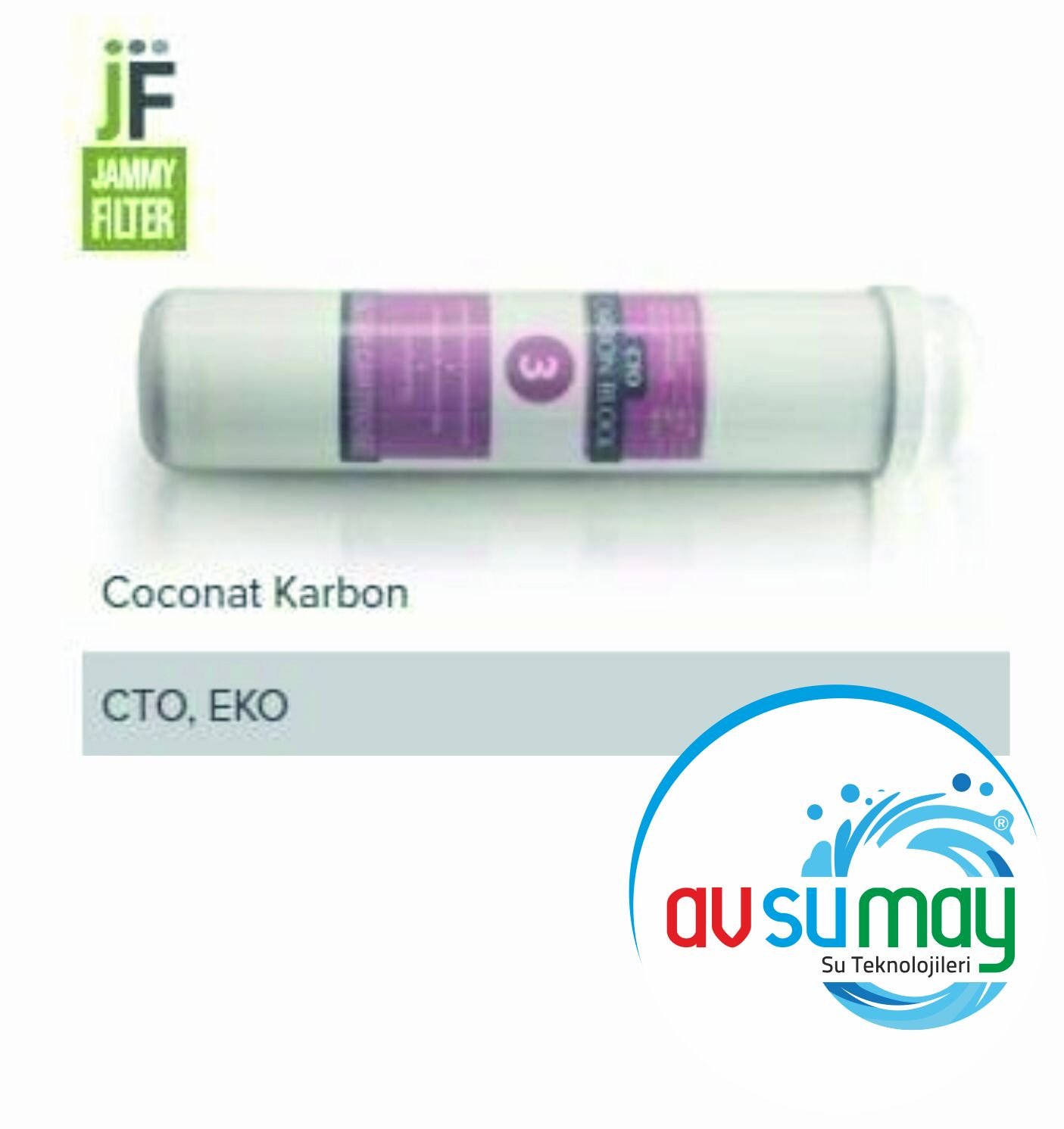 Jammy Filter 12” Inline Blok Karbon Filtre